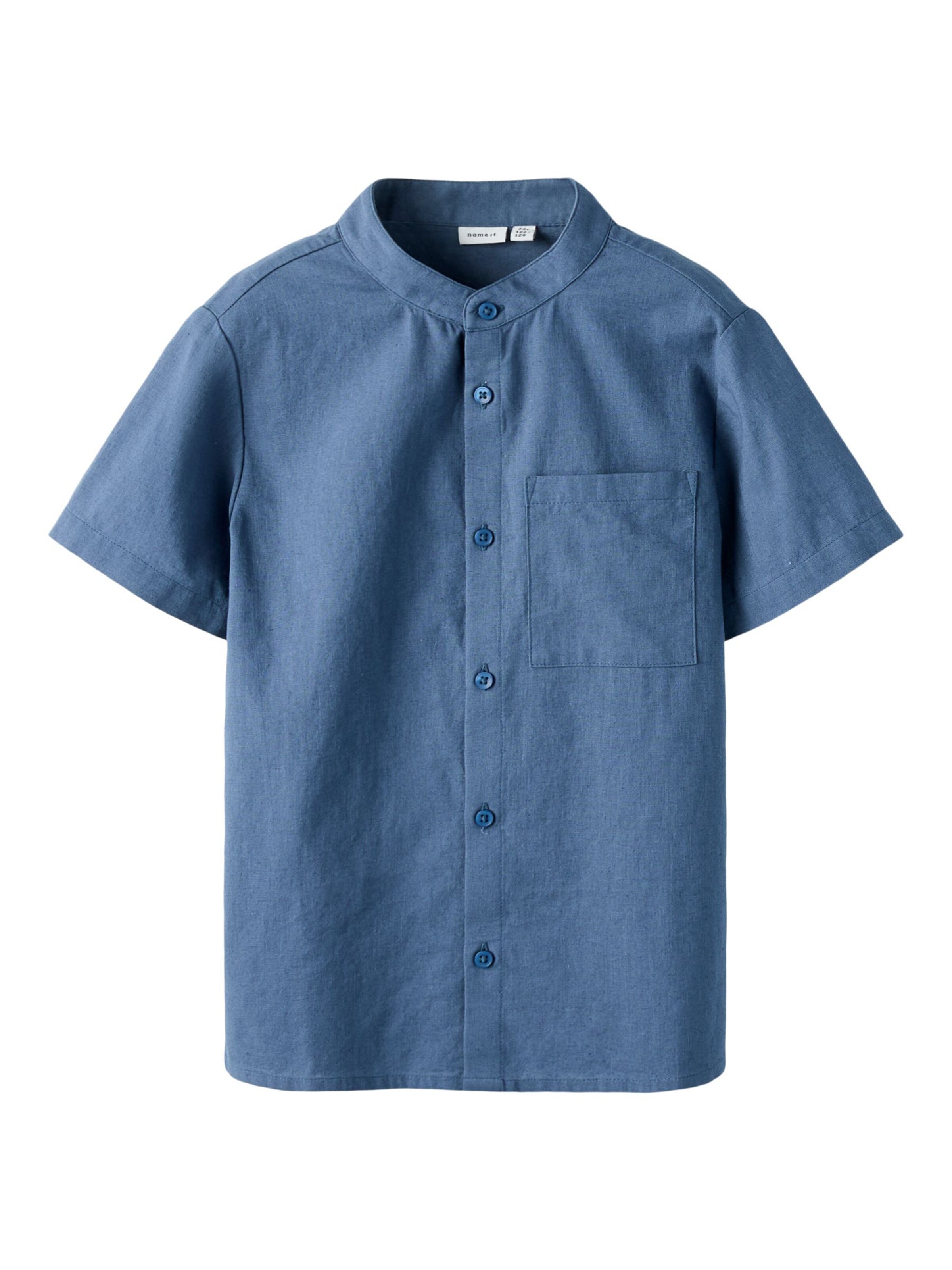 NAME IT - Camisa 'NKMFalinnen' en azul: frente