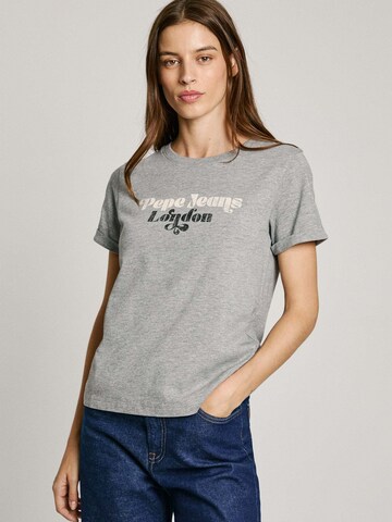 Pepe Jeans Shirt 'Olivia' in Grijs: voorkant