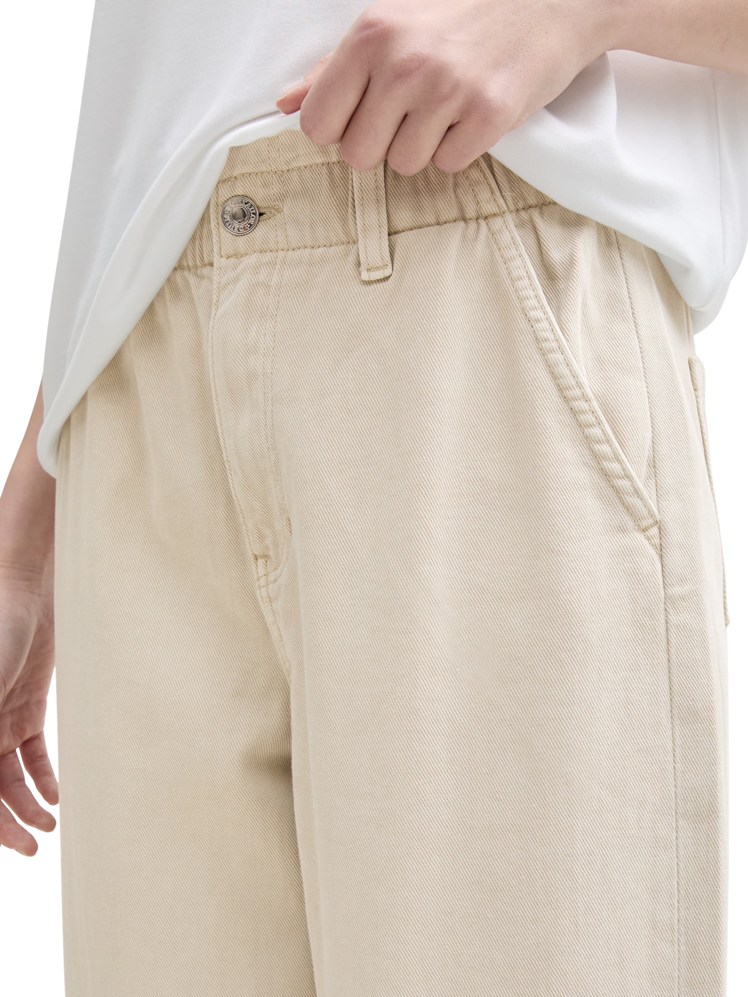 TOM TAILOR DENIM Tapered Jeans in Beige