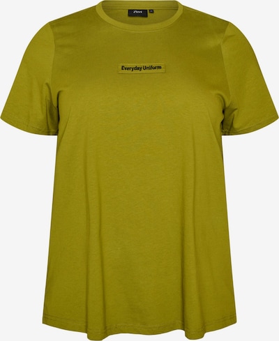 Zizzi Shirt 'VLIZ H' in XL-XXL in oliv, Produktansicht