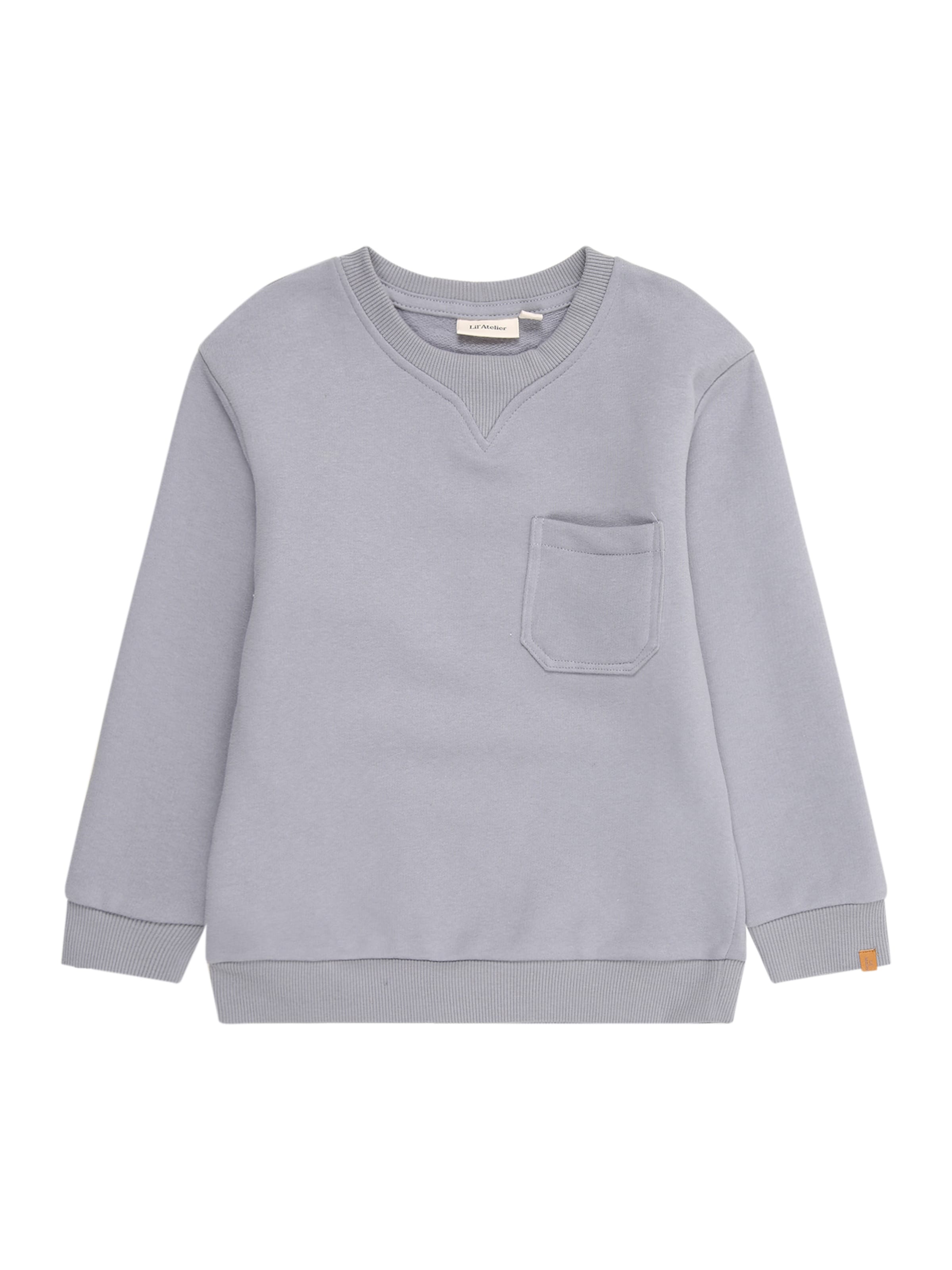 Lil'Atelier Sweatshirt 'London Rim' in Blue: front