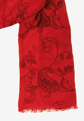 Cassandra Accessoires Scarf 'Flora' in Red