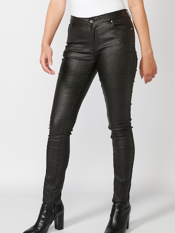 KOROSHI Slimfit Broek in Zwart
