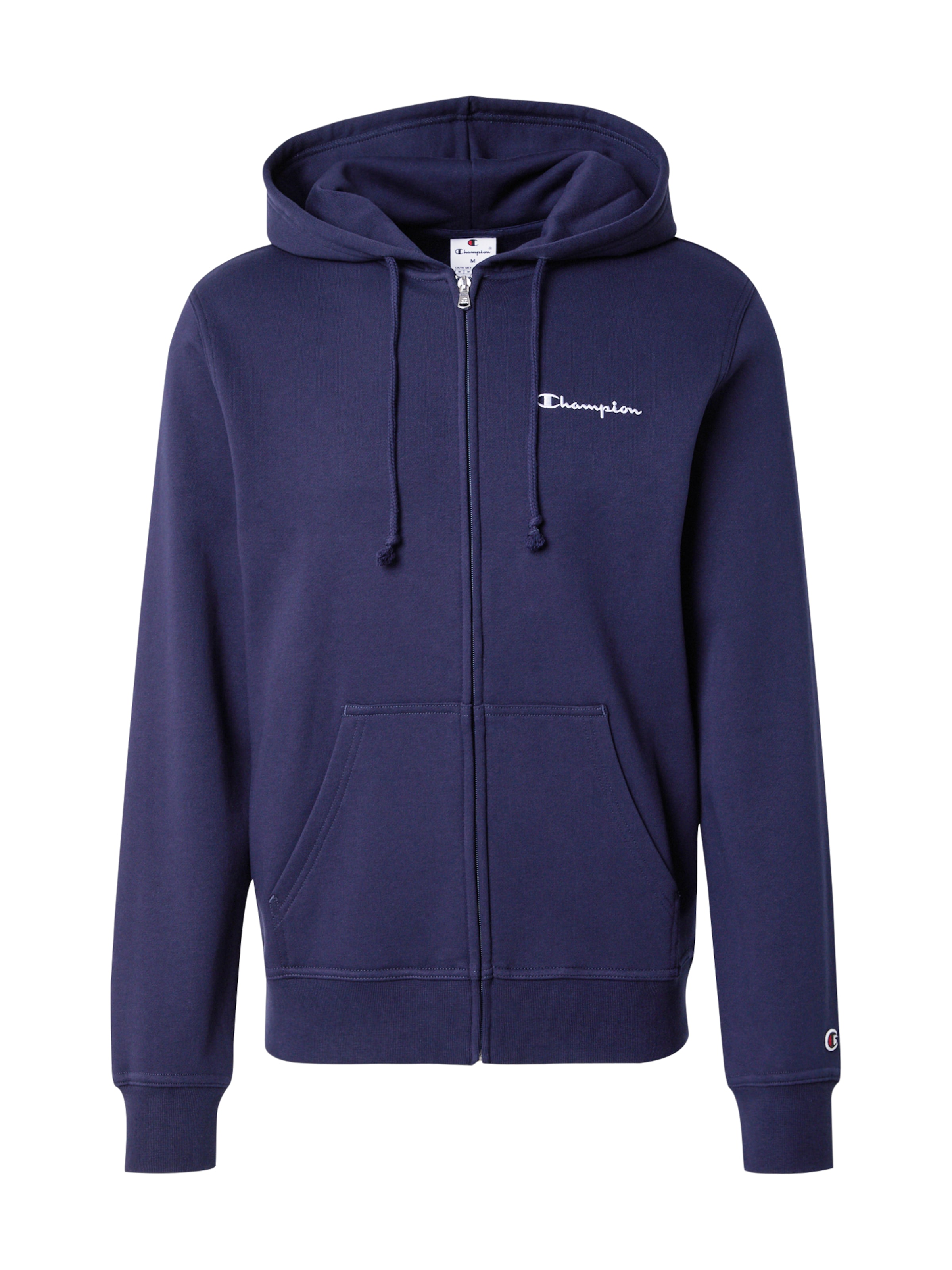 Champion Authentic Athletic Apparel Jopa na zadrgo | modra barva: sprednja stran