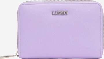 L.CREDI Wallet 'Filippa' in Purple: front