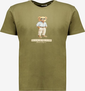 T-Shirt 'Richbear' Deeluxe en vert : devant