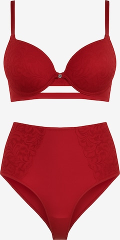 C&City Ondergoedsets in Rood: voorkant