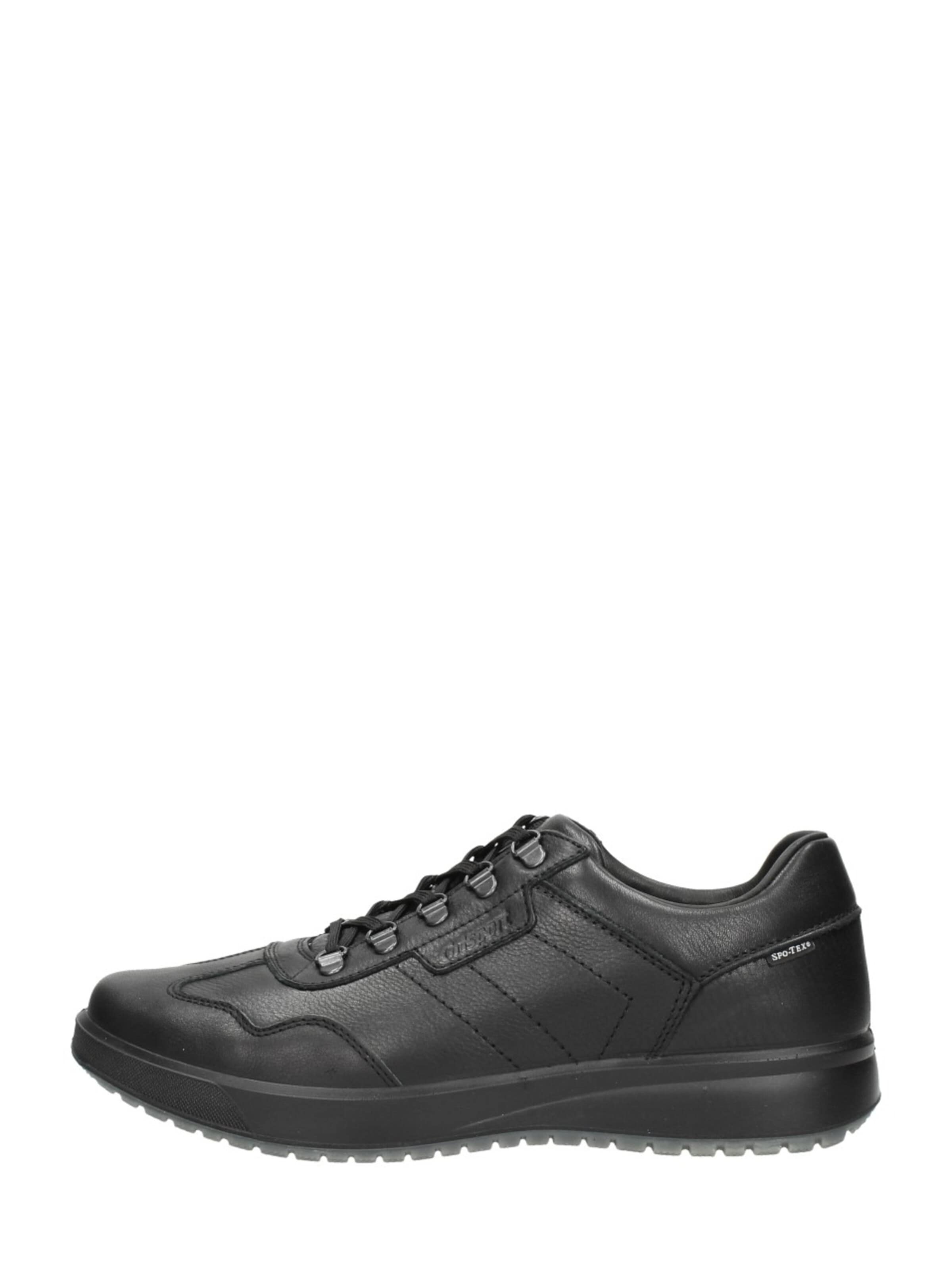 Grisport Sneakers 'Veterschoenen Laag' in Black: front