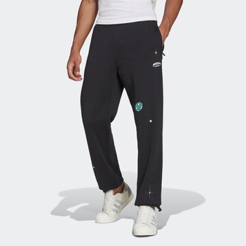 ADIDAS ORIGINALS Regular Broek 'R.Y.V. Graphic' in Zwart