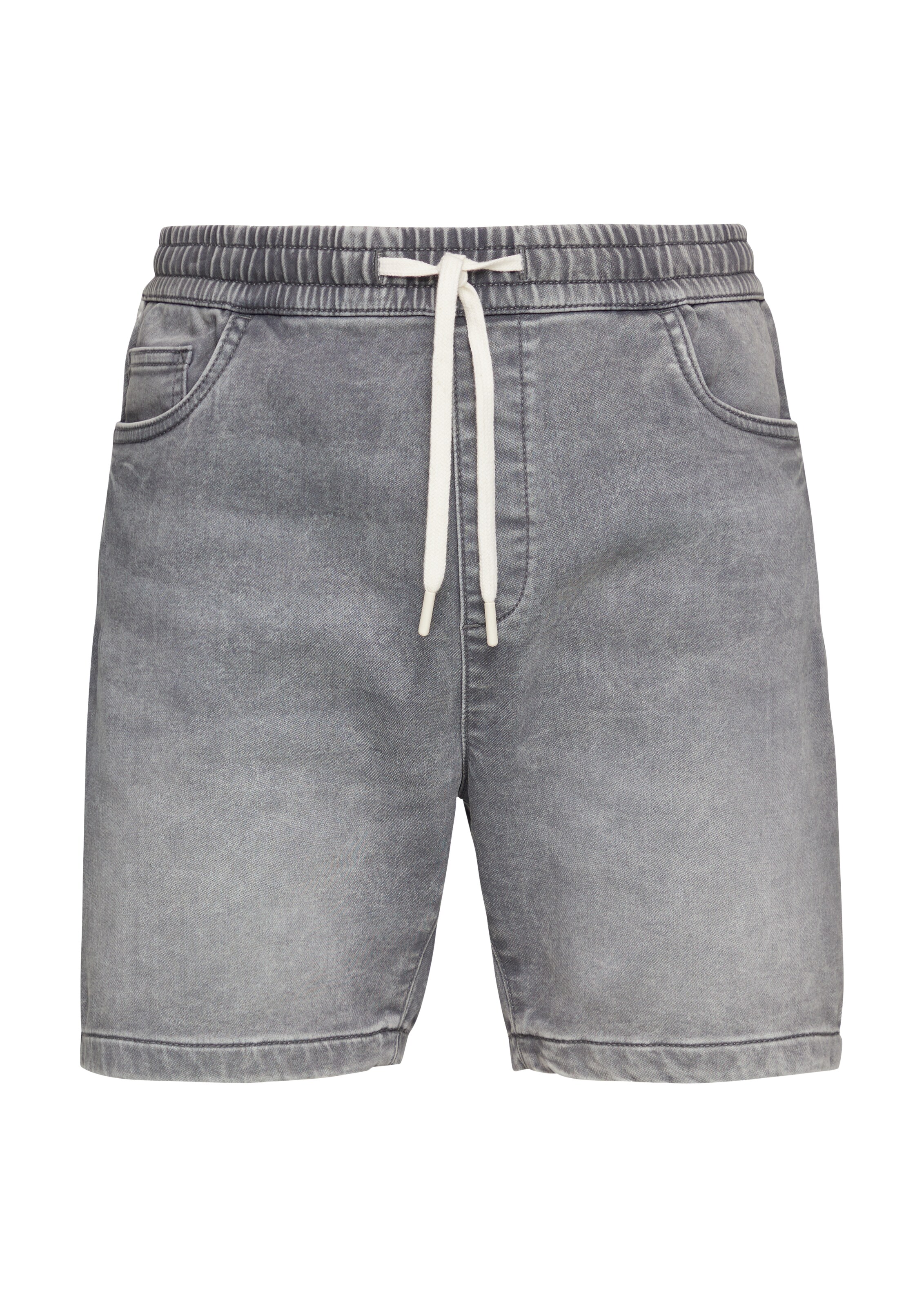 QS Regular Jeans in Grijs: voorkant