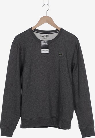 Lacoste Sport Sweatshirt & Zip-Up Hoodie in L in Grey: front