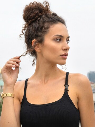 JIORO Top 'ESSENTIALS' in Zwart