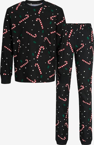 Pyjama 'JACTristan' Jack & Jones Junior en noir : devant