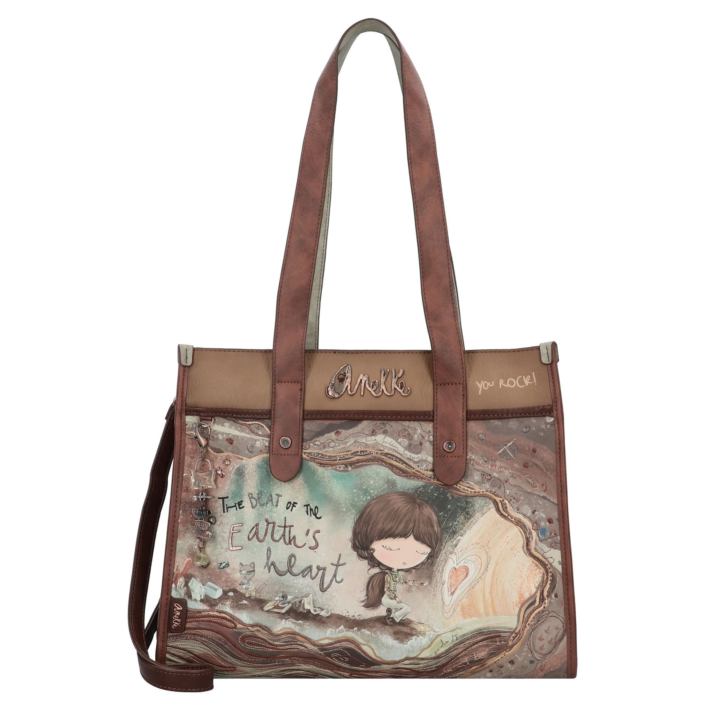 Anekke Schultertasche in Mischfarben: Vorderseite