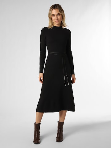 Robe ' ' apriori en noir : devant