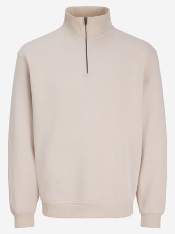 JACK & JONES Sweatshirt 'Bradley' in Beige: front