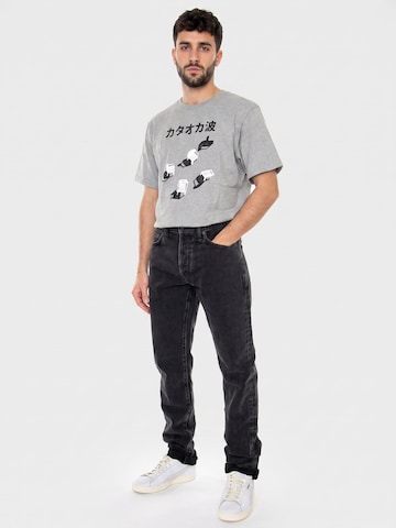Carhartt WIP Baggy Jeans 'KLONDIKE PANT BLACK STONE WASHED' in Zwart: voorkant