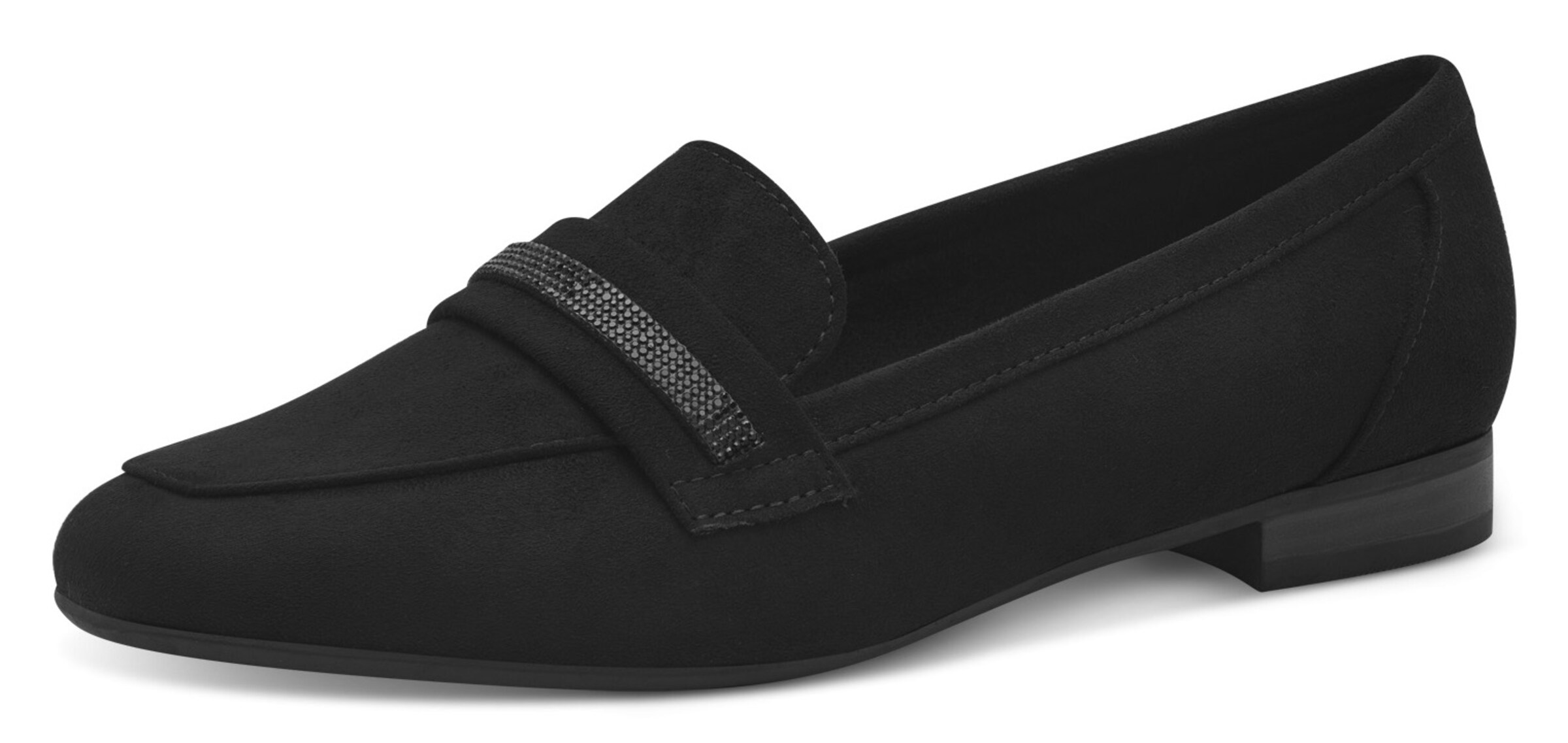 MARCO TOZZI Classic Flats in Black: front