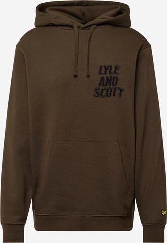 Sweat-shirt Lyle & Scott en vert : devant