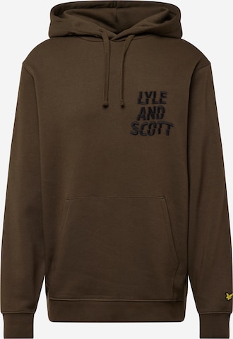 Lyle & Scott Sweatshirt i grön: framsida