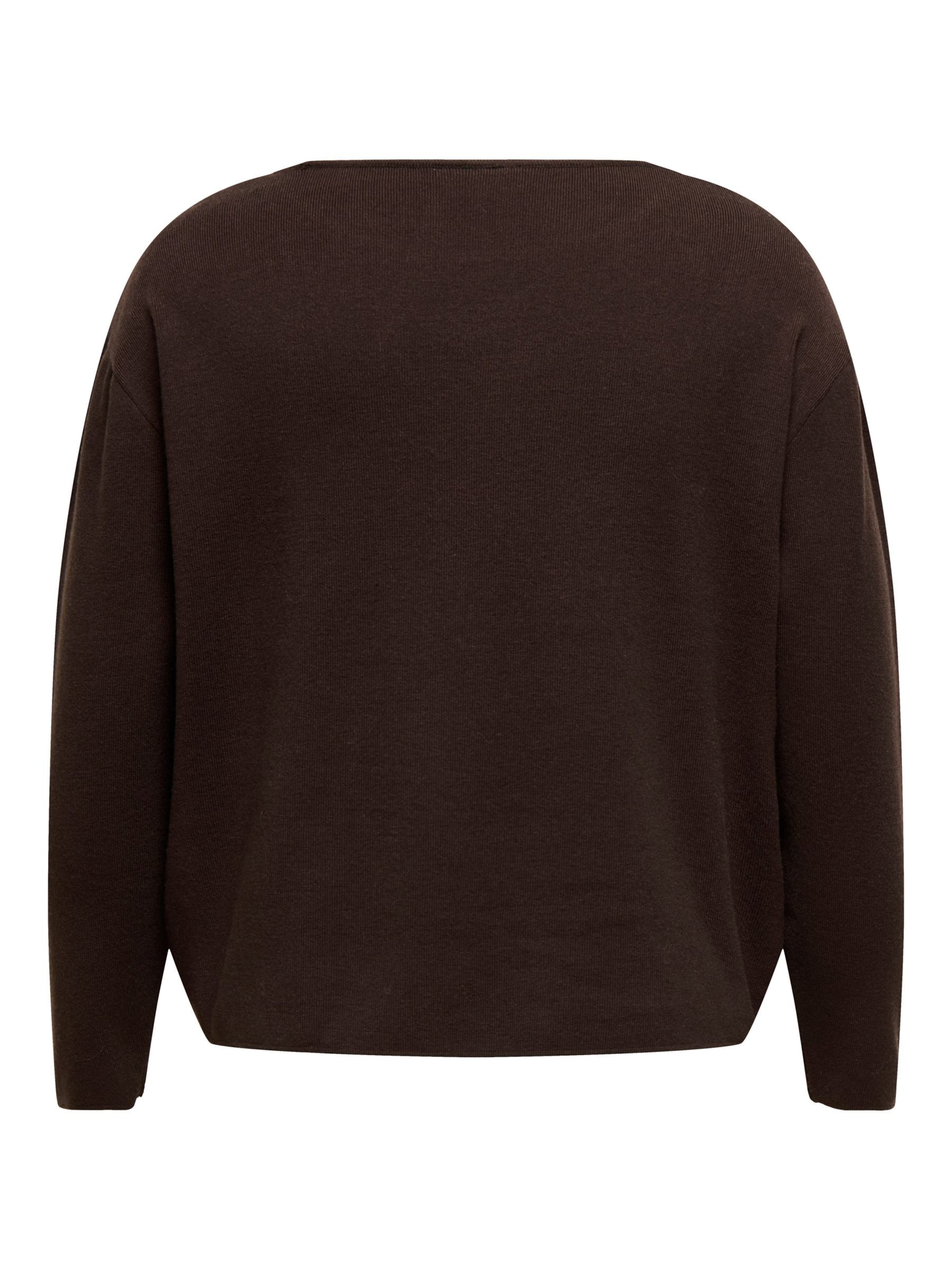 ONLY Carmakoma Sweater 'NILA' in Brown