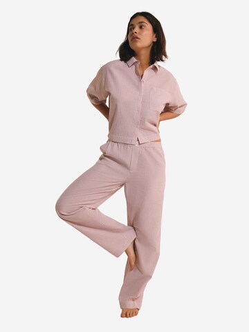 ETAM Pyjamahose 'Bettina' in Pink
