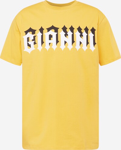 Gianni Kavanagh T-Shirt in gelb / schwarz / weiß, Produktansicht
