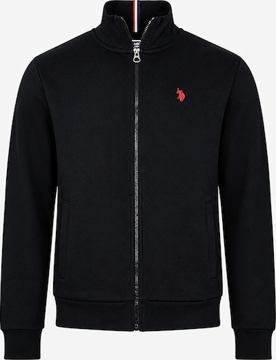 U.S. POLO ASSN. Zip-Up Hoodie in XXXL in Black, Item view