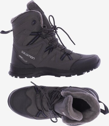 SALOMON Dress Boots in 38,5 in Grey: front