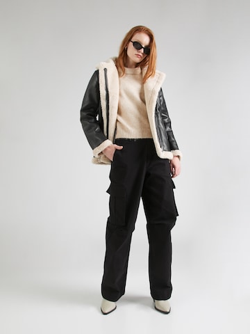 Giacca invernale 'Longline Borg Aviator' di Dorothy Perkins in nero