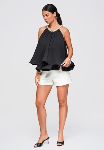 Ombre Bluse in Schwarz