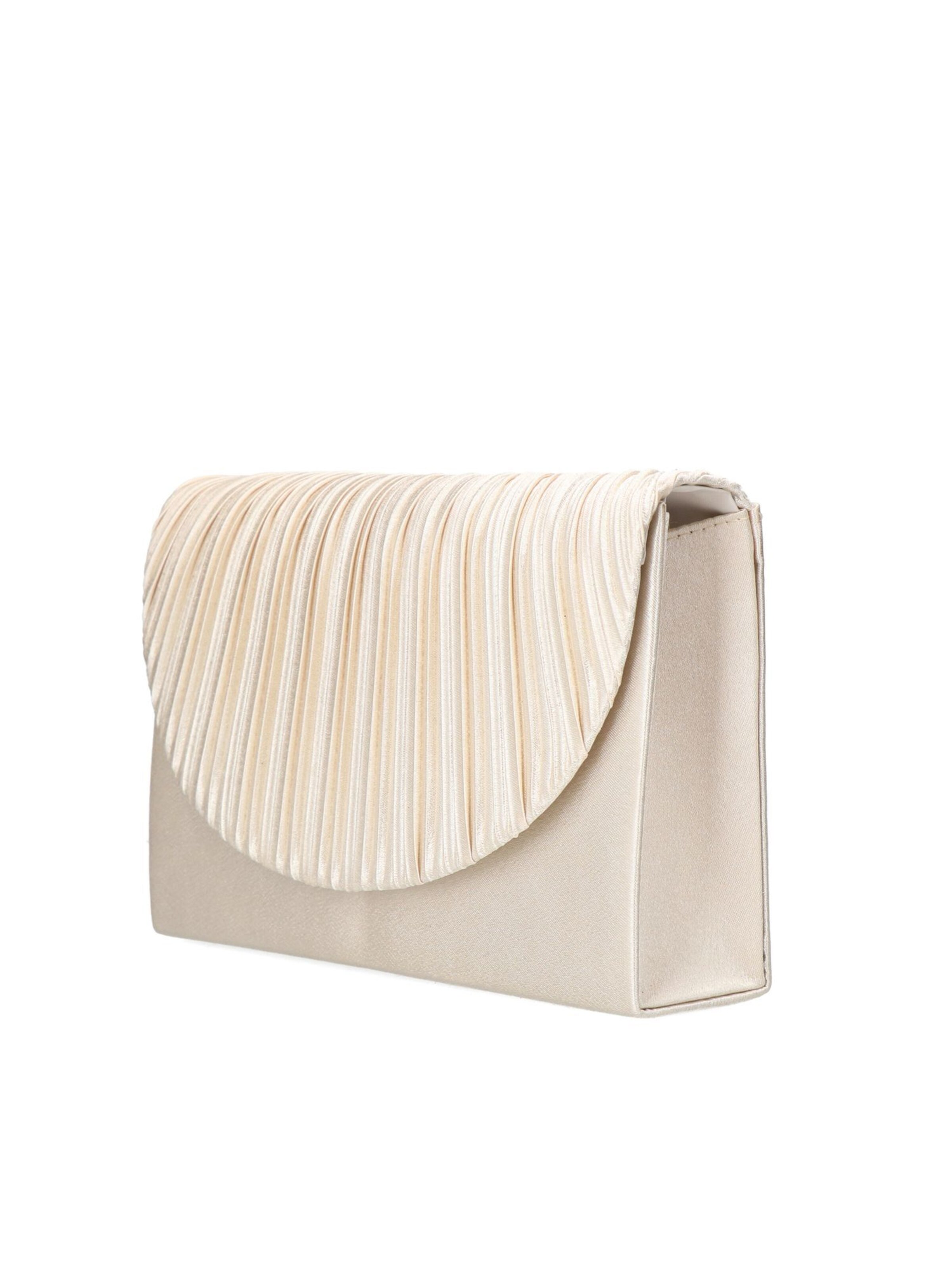 MANFIELD Clutch in Beige