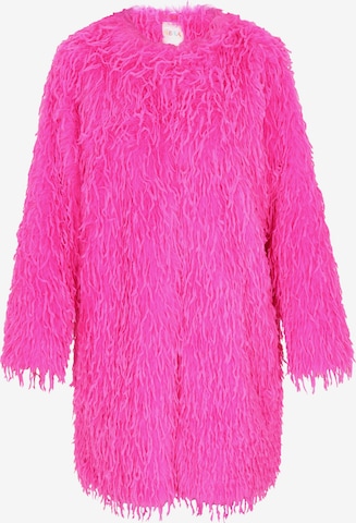 rozā IZIA Starpsezonu mētelis: no priekšpuses