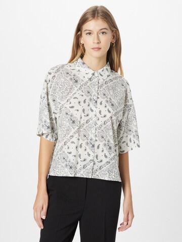 TOM TAILOR DENIM Blouse in White: front