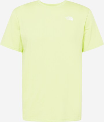 THE NORTH FACE Funkční tričko 'FOUNDATION' – zelená: přední strana