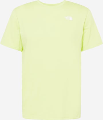 THE NORTH FACE Λειτουργικό μπλουζάκι 'FOUNDATION' σε πράσινο: μπροστά