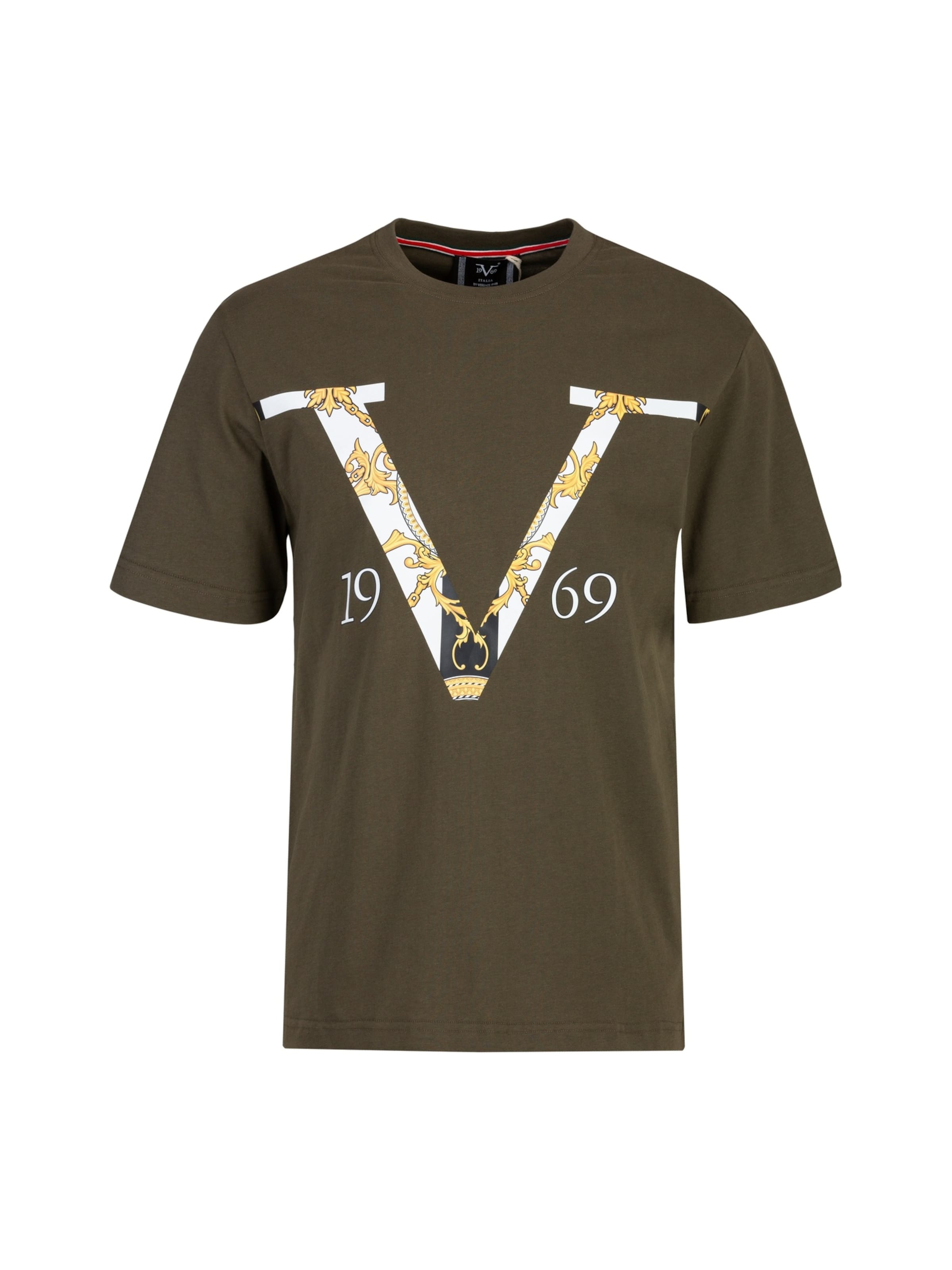 19V69 ITALIA T-Shirt 'Kiano' in Grün: Vorderseite