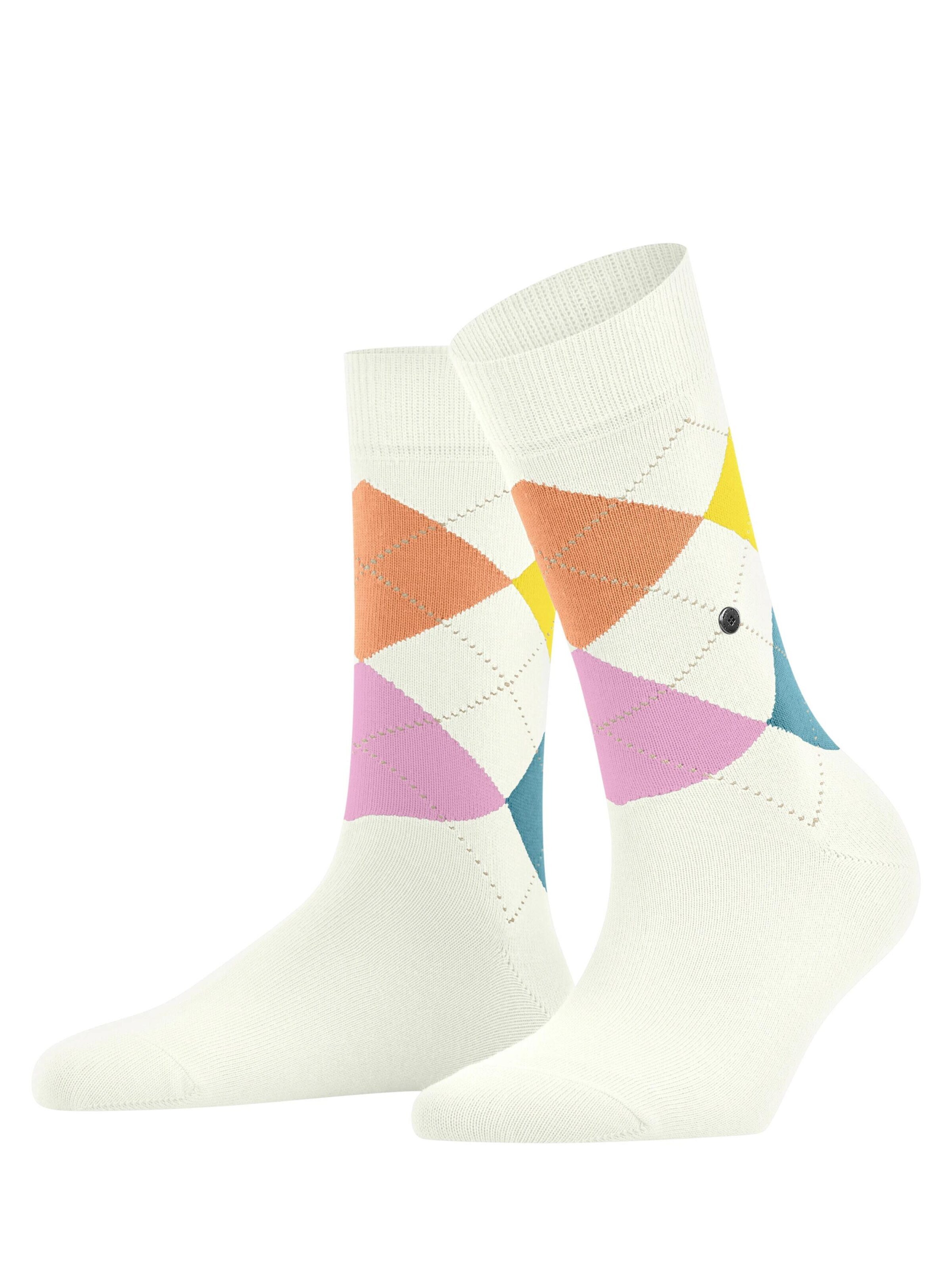 BURLINGTON Socks 'Queen' in White: front
