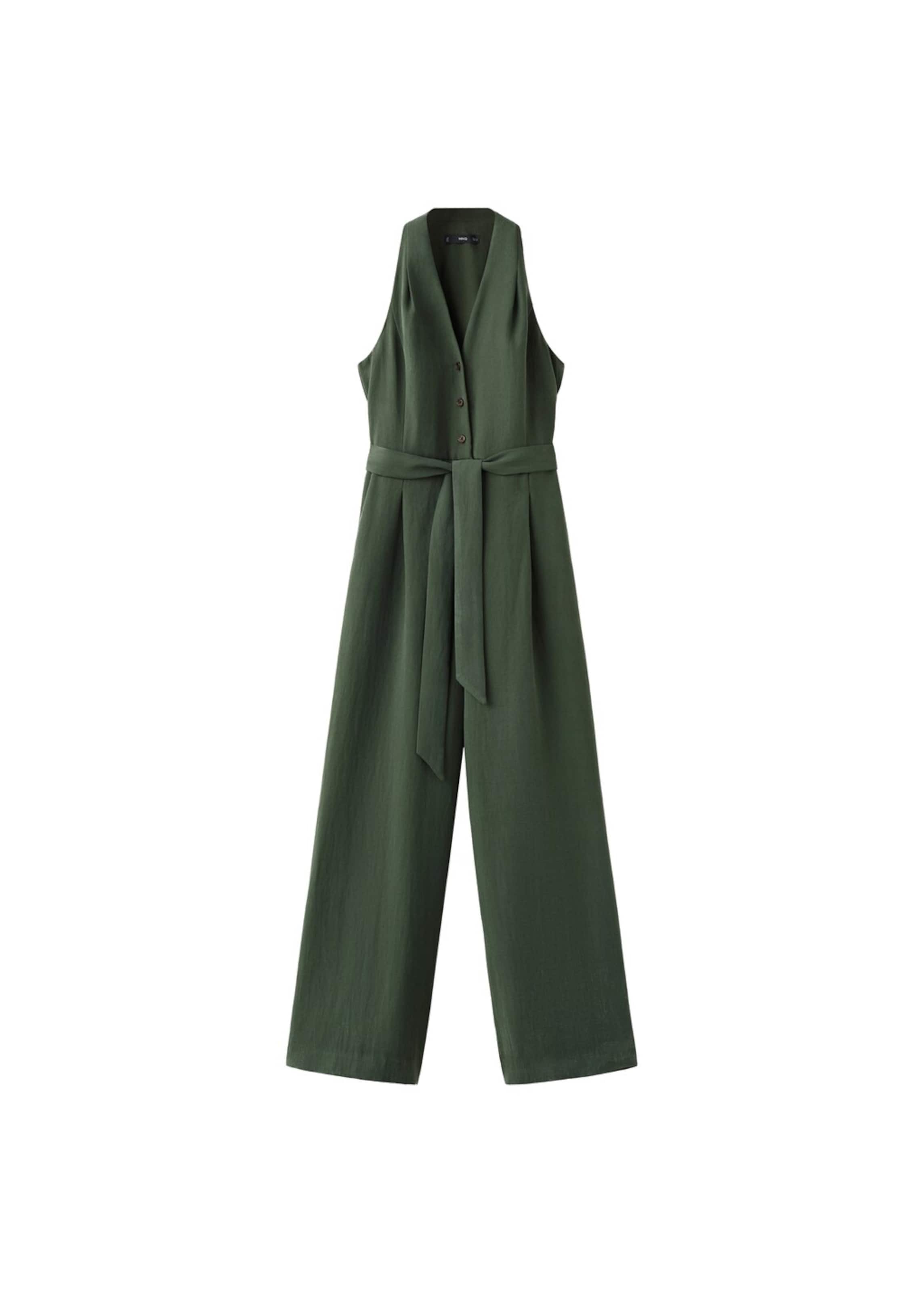 MANGO Jumpsuit 'Brigit-W' in Green: front