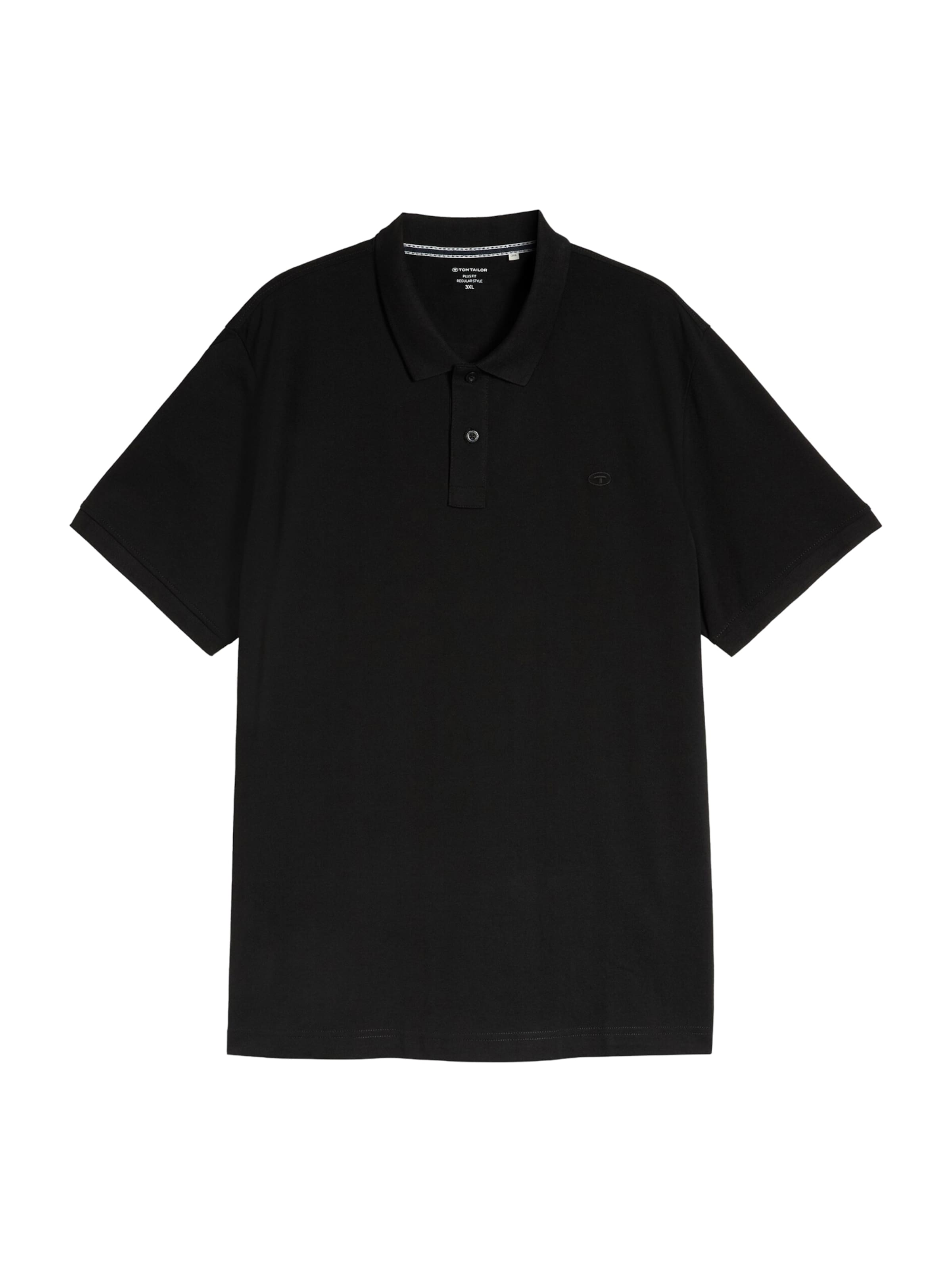 TOM TAILOR Men + T-Shirt en XXXL en noir, Vue avec produit