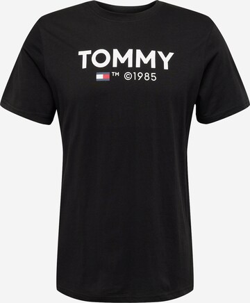 Tommy Jeans Футболка 'ESSENTIAL' в Черный: спереди