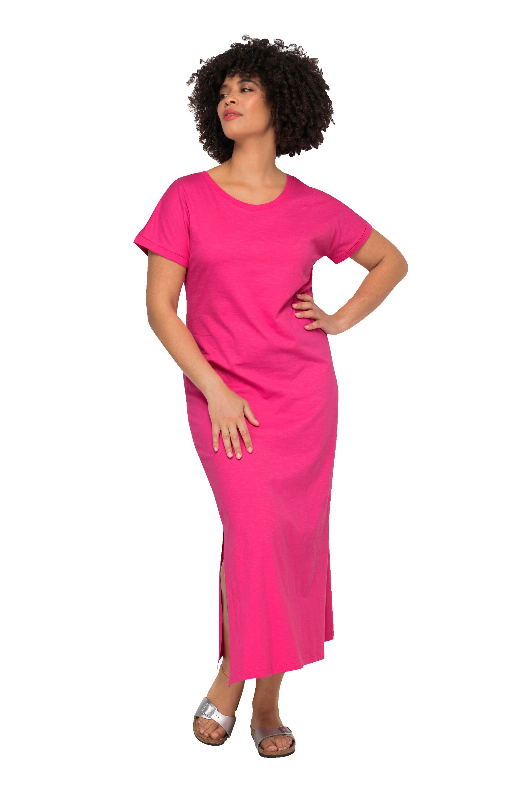 Angel of Style Jurk in Roze: voorkant