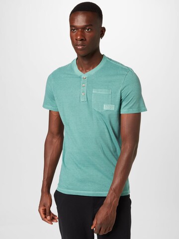 TOM TAILOR Shirt in Groen: voorkant