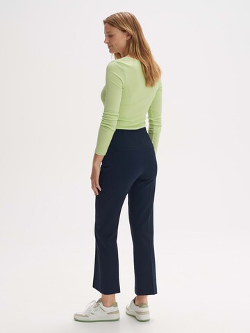 OPUS Regular Pleated Pants 'Elasi' in Blue