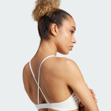 ADIDAS PERFORMANCE Бюстье Спортивный бюстгальтер 'Aeroreact' в Белый