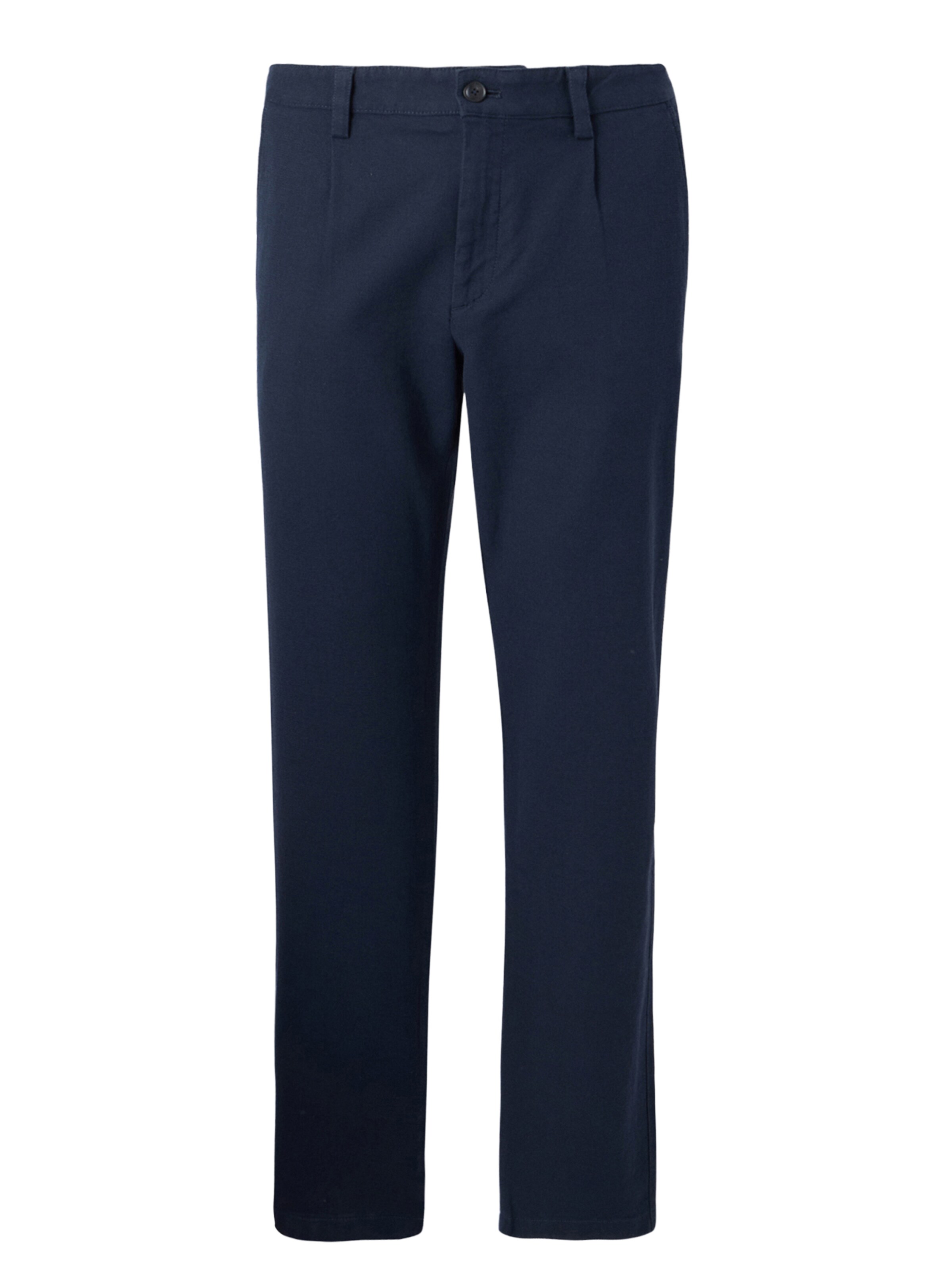 BOSS Обычный Брюки-чинос в Синий: спереди