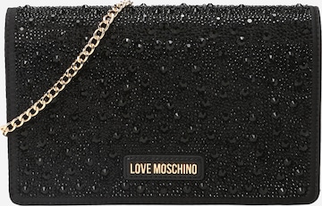 Love Moschino Чанта с презрамки в черно: отпред