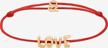 Echtzeit Armband in Rot: Vorderseite