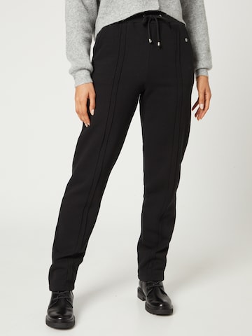 Guido Maria Kretschmer Women Regular Trousers 'Thekla' in Black: front