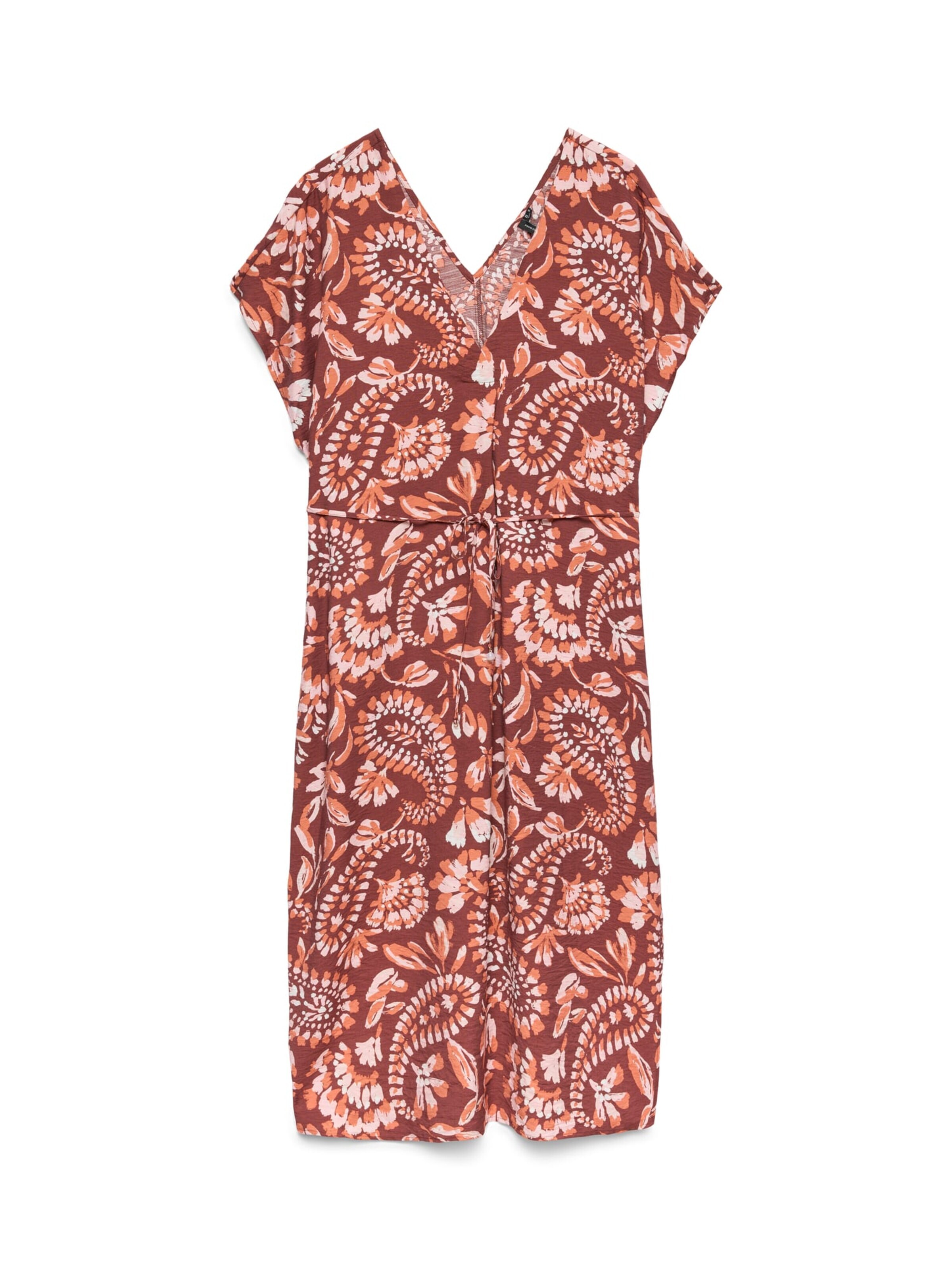 VERO MODA Jurk 'Nellie' in Rood: voorkant